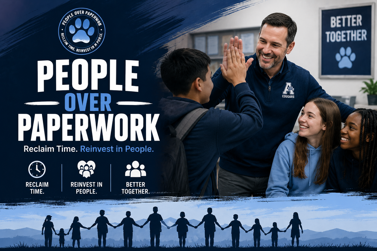 People Over Paperwork workshop slide graphic